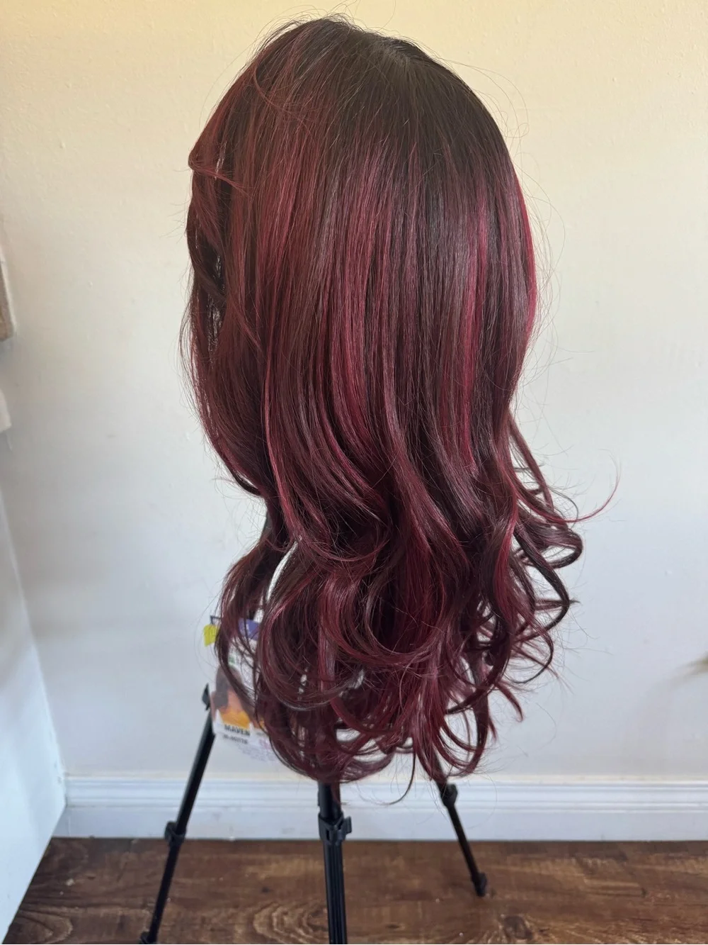 Curtain bang synthetic wig. Freetress “Maven”